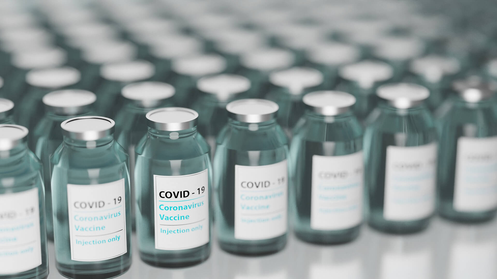 Vials of Covid-19 vaccine
