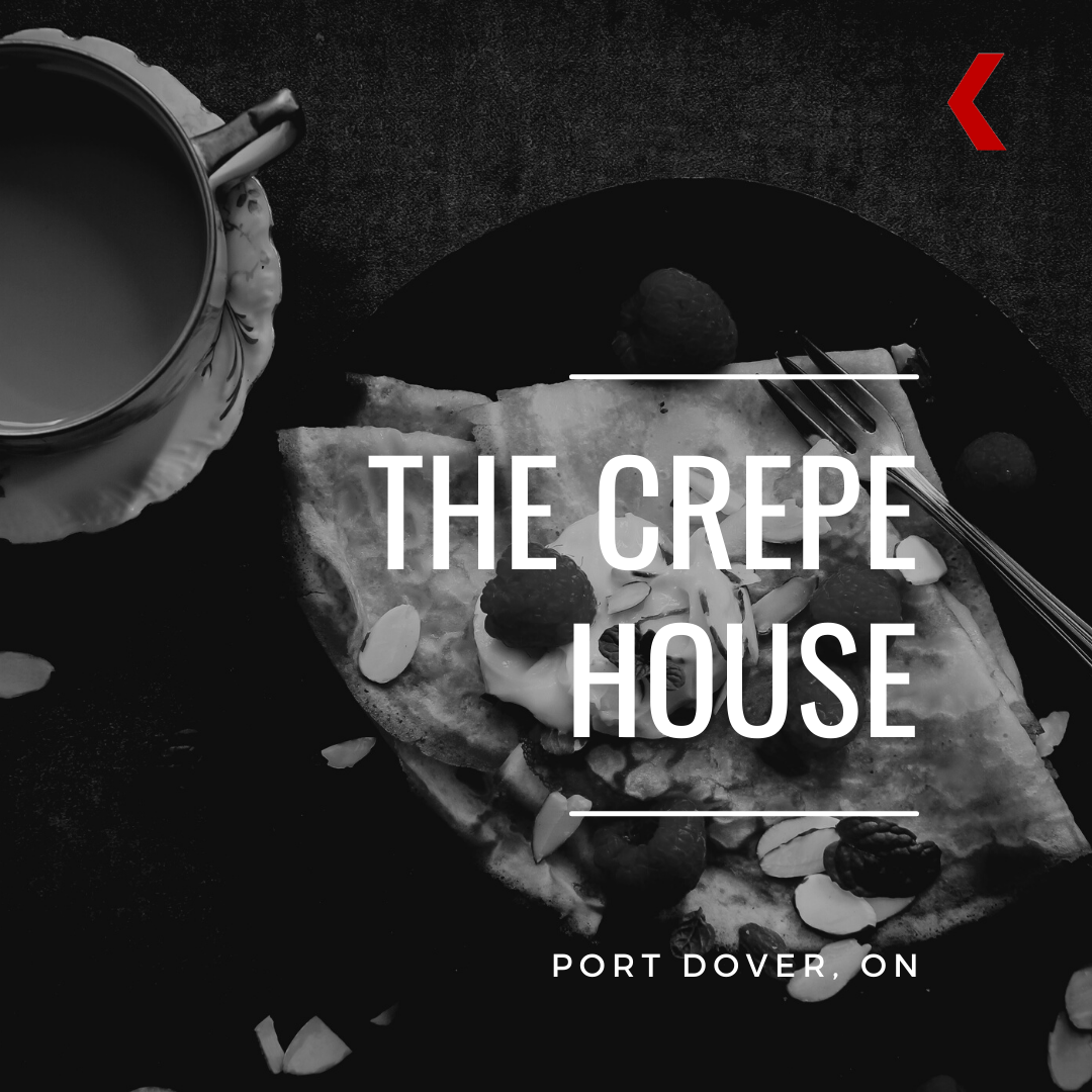 Crepes and coffee at The Crepe House in Port Dover