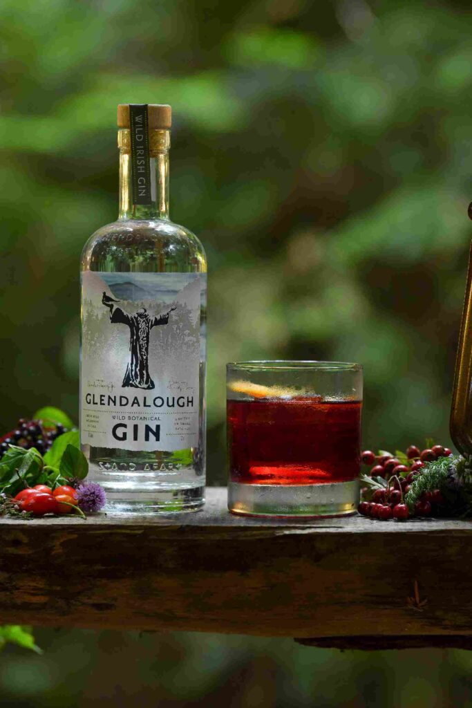 Glendalough Distillery Wild Gin Negroni cocktail