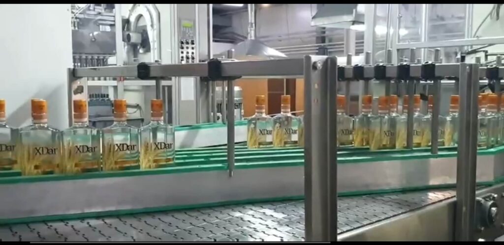 XDar Vodka production line