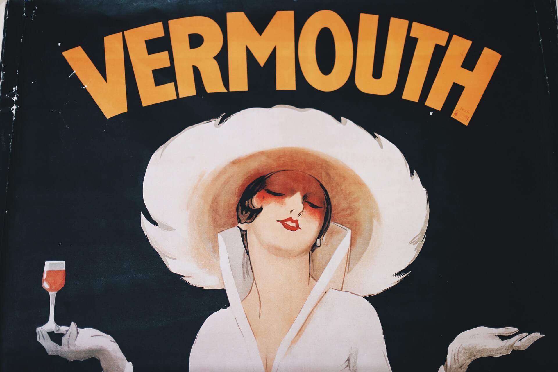 Vintage vermouth print