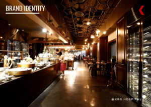 KRG Hospitality brand identity. Restaurant. Bar. Cafe. Lounge, Hotel. Resort.