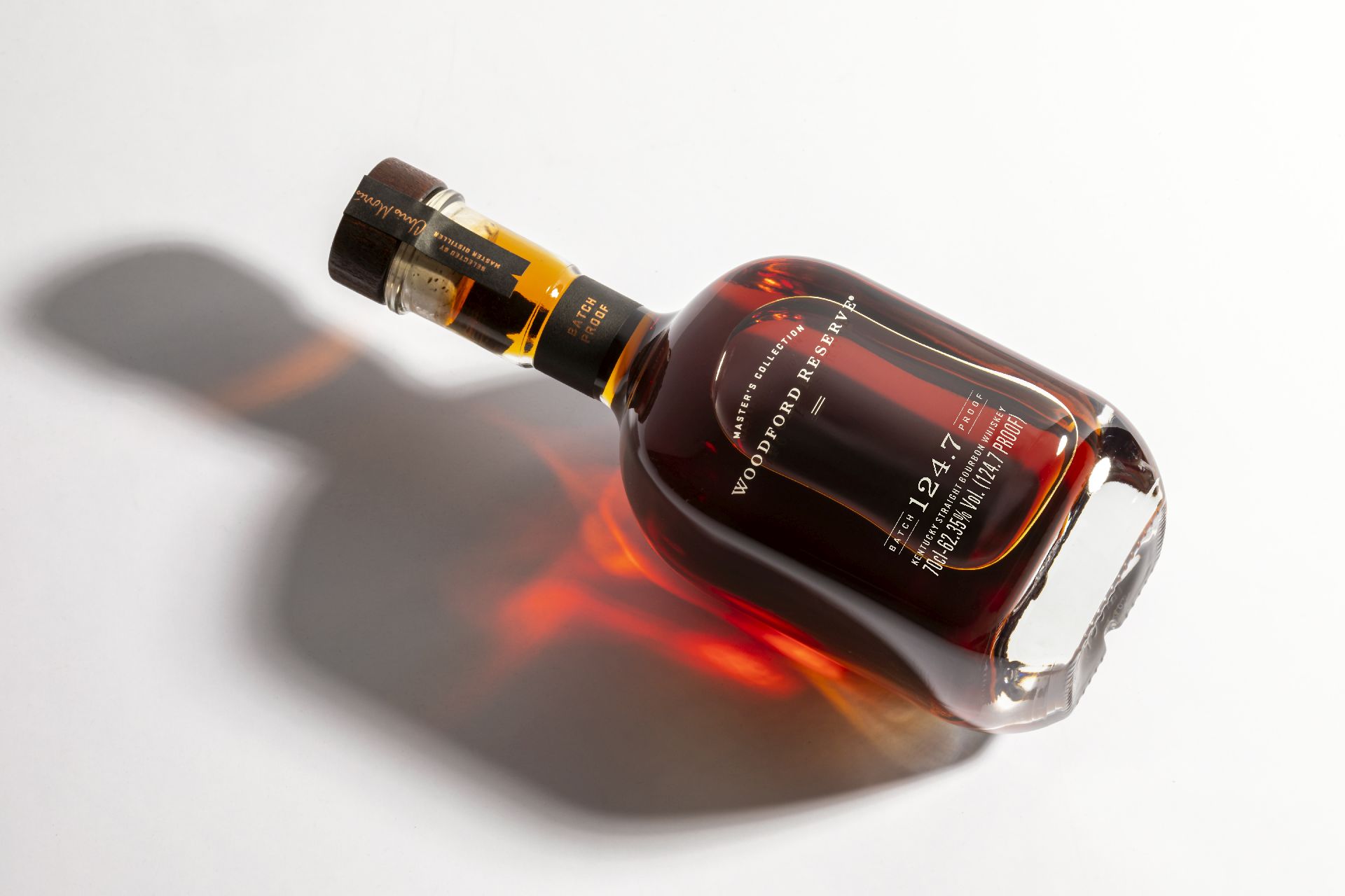 Woodford Reserve Master's Collection Batch Proof 124.7 bourbon bottle