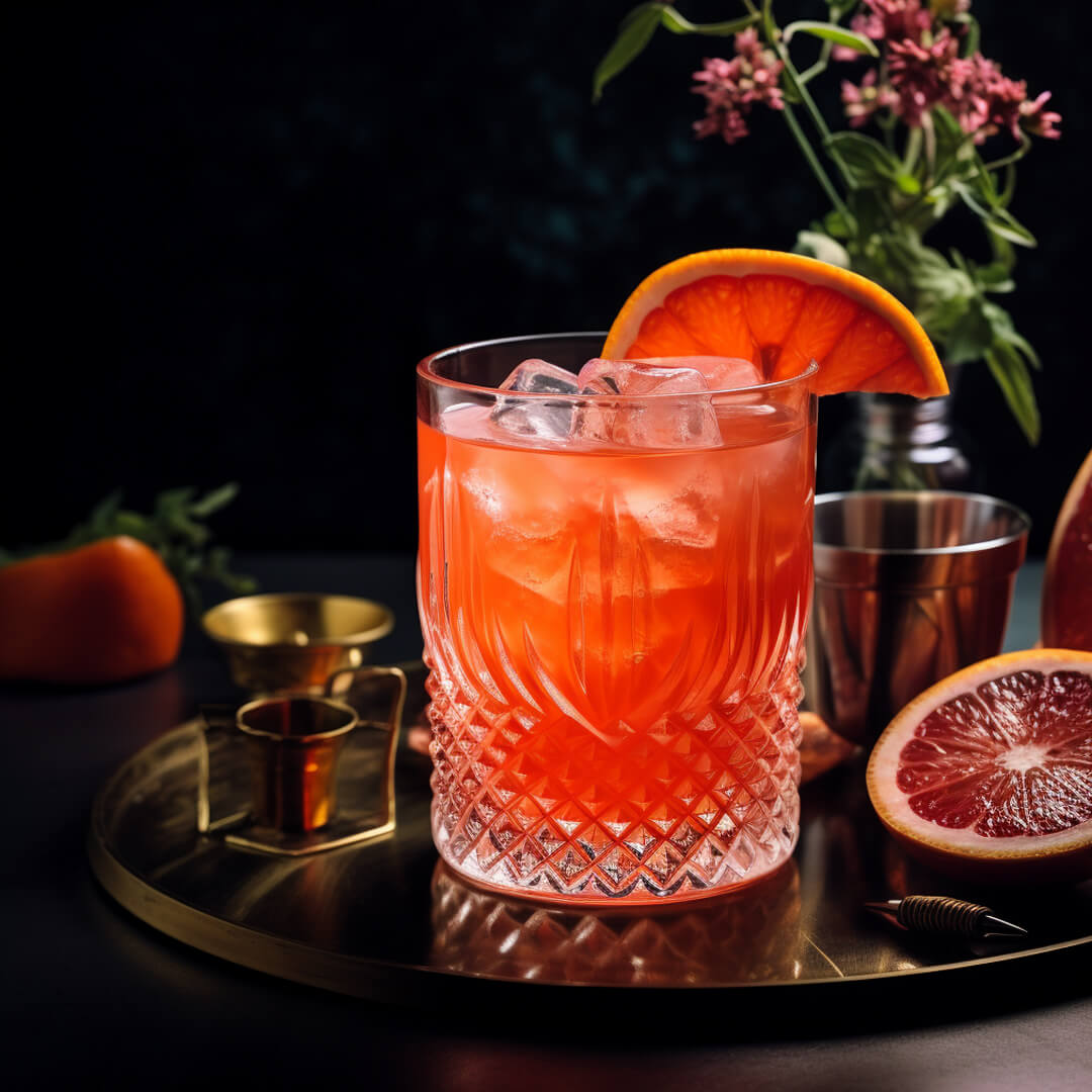 Revivalist Garden Gin Negroni Cocktail