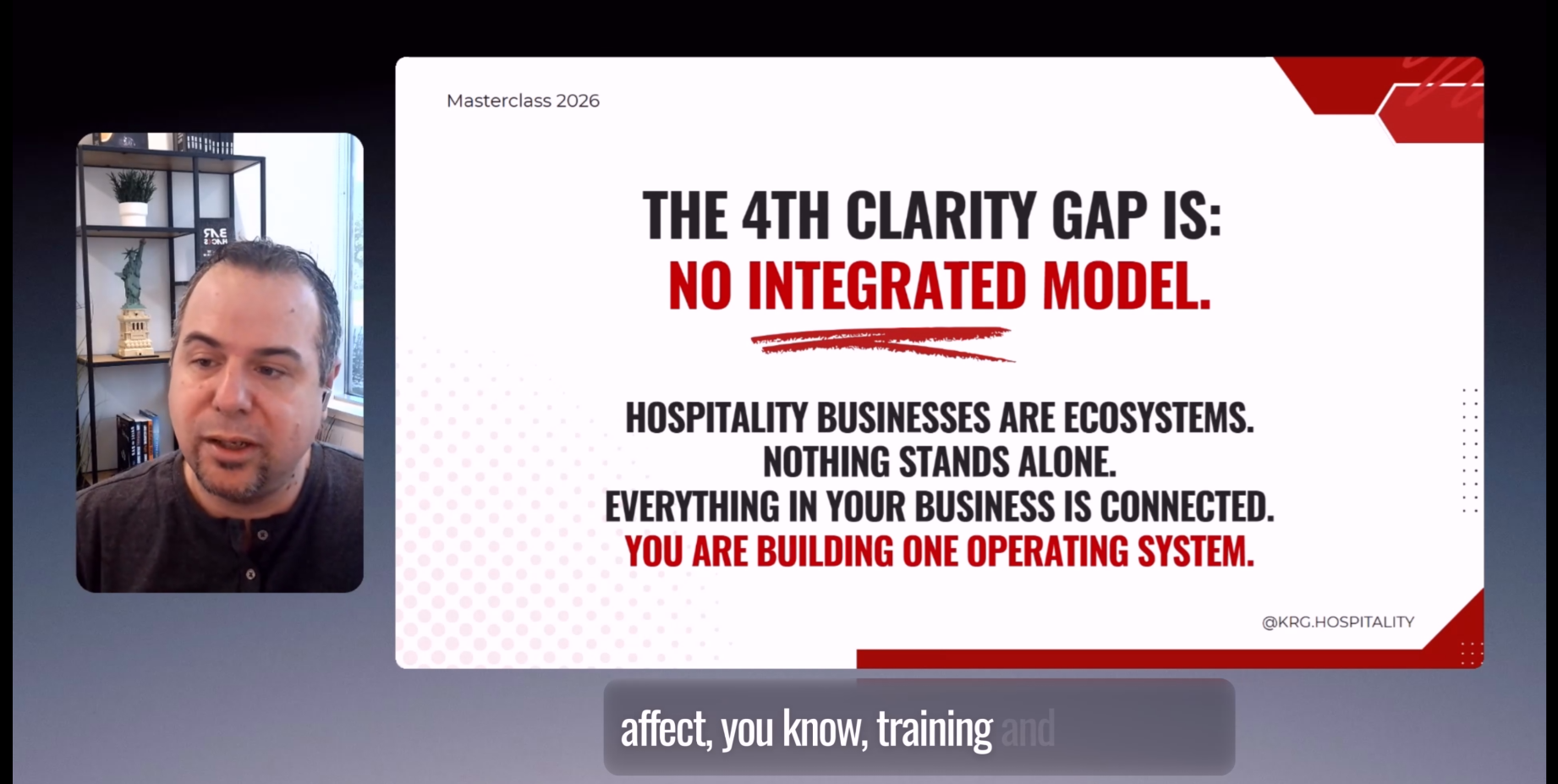 KRG Hospitality Pre-Open Blueprint Masterclass Bars Restaurants Hotels Doug Radkey